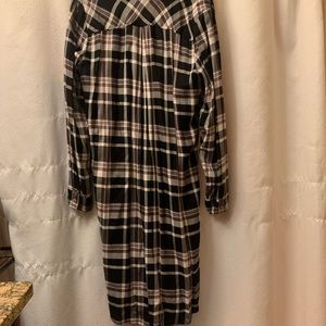 Women’s long flannel like dress